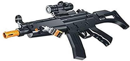 Tintin Machine Gun Toy with Dynamic Sound and Smoke Effect - 2 Guns & Darts