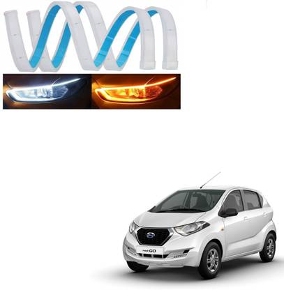 KOZDIKO DAY TIME RUNNING LIGHT 60CMS SET OF 2 PCS FOR DATSUN REDI GO Headlight Car LED for Datsun (12 V, 55 W)