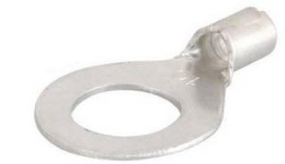 Bharat cable terminals Copper Cable Lugs for 4 sq.mm or 6 sq.mm Lugs Having 8mm Stud Hole (pack of 50 Piece) Non Insulated-Ring Type Wire Connector