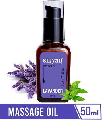 SMYAN Full Body Massage Oil for Pain Relief, Calming, Soothing and Relaxing, Massage Oil for Men and Women, SLS & Paraben Free, Lavender