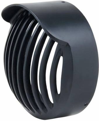 Bike auto accessories BAA-BULLET-BLACK-GRILL-3 Bike Headlight Grill