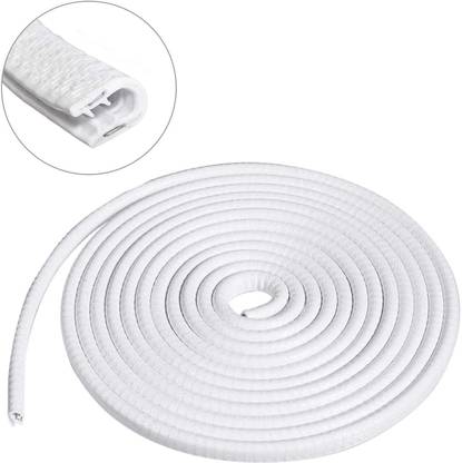 Auto Snap 4 Meter Car Door Edge Guards U Shape Edge Trim Rubber Seal Protector Guard Strip Car Protection Door Edge Fit for All Cars Car Side Beading