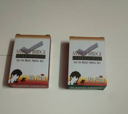 R.s.Magic Tricks Spy Mr.Fluke (Pack of 2 Deck) 1+ Red, 1+ Black Marked Playing Card Cheating Card Magic