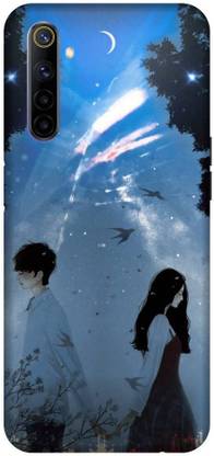 URCHIN Back Cover for Realme 6Anime, Love, Couple, Your Name, Anime couple