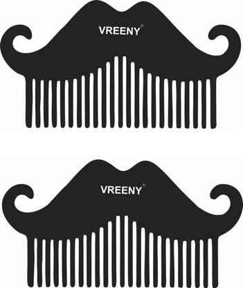 Vreeny All In One Beard Comb | Mustache Comb | Pocket Comb | Hair Comb |