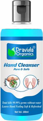 Dravida Organics Hand Cleanser /  Hand Sanitizer Bottle