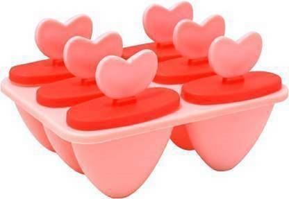 Bekner Pink Plastic Ice Cube Tray