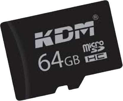 KDM 64 GB Hc 64 GB SD Card Class 10 1000 MB/s  Memory Card Compatible with Mobile
