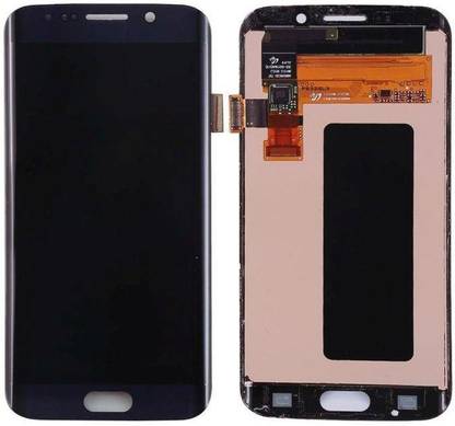 sparewala Super AMOLED Mobile Display for Samsung Galaxy S6 64GB-Black(display glass combo folder)
