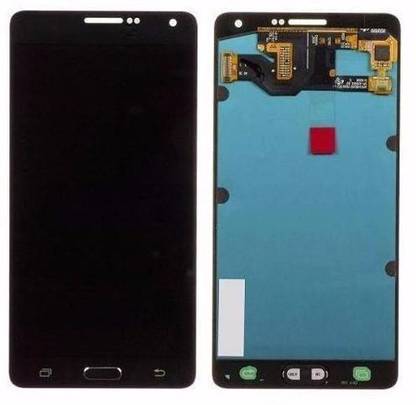 sparewala Super AMOLED Mobile Display for Samsung Galaxy A7 SM-A700F-Black(display glass combo folder)