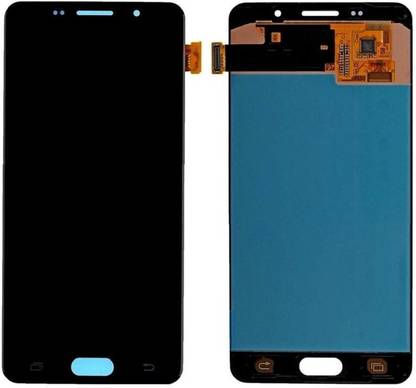 sparewala Super AMOLED Mobile Display for Samsung Galaxy A5(2016)-Gold(display glass combo folder)