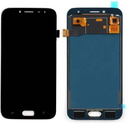 sparewala Super AMOLED Mobile Display for Samsung Galaxy J2(2018)-Black(display glass combo folder)
