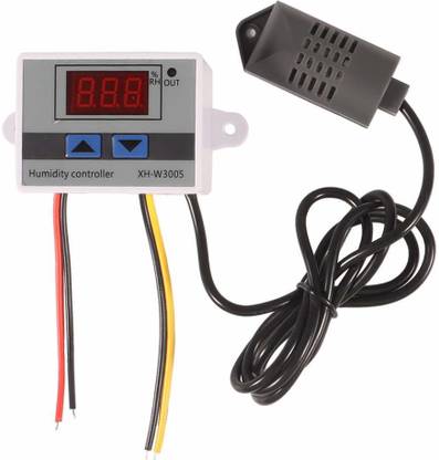 SS ROBOTICS Digital Humidity Controller, XH-W3005 Digital Hygrometer Switch Controller Humidity Range 00%~99% RH(220V) Multipurpose Controller