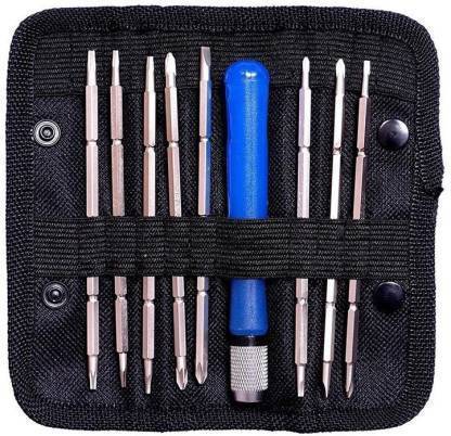 MyJerry Mobile Repairing Tools and Laptop Open Screwdriver kit, 8 in 1 Magnetic Multi Function Repairing Screwdriver Tool Kit Precision Screwdriver Set