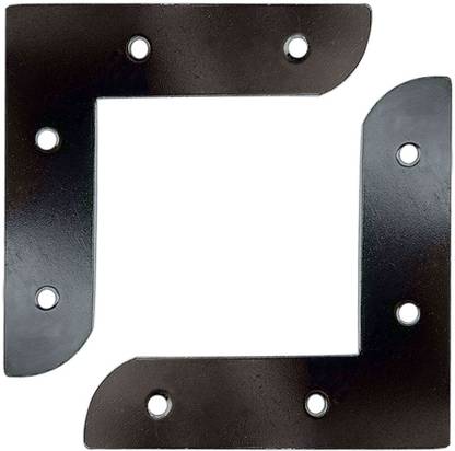 DIY Crafts Angle Plate Corner Brace Flat L Shape Pack of 10pcs 10 Shelf Bracket