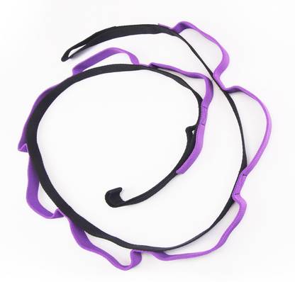 keycraze 8 Loop Yoga Strap Made from Durable Nylon Cotton Yoga Strap