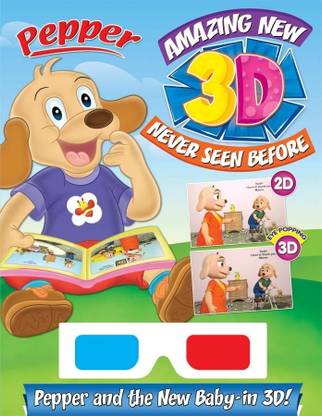 Pepper Amazing New 3D Never Seen Before Pepper paper & the New Baby -- in 3D