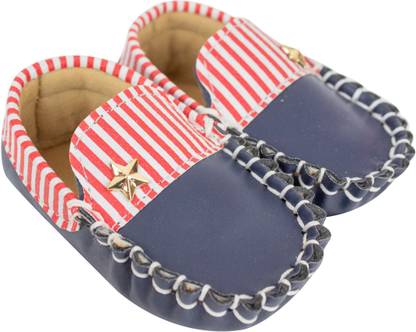 Neska Moda 6 To 12 Months Baby Boys Slip On Loafer Booties
