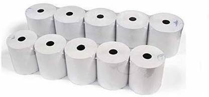 True-Ally 79MM x 50 mtr (3 Inch) (55 GSM) Thermal Paper roll Ideal for Billing, POS Machine (TA-POS7950) (Pack of 10 Rolls) Thermal Cash Register Paper
