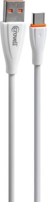 Crovell Power Sharing Cable 1.5 m CV-120 USB Data And Charging Cable For Android ,Type C, Iphone 5G With 2.1 Amp