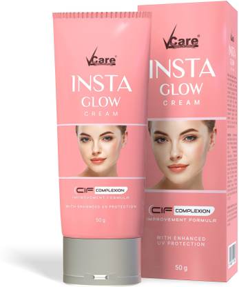 Vcare Insta Glow Cream, 50 g, (Pack of 2)