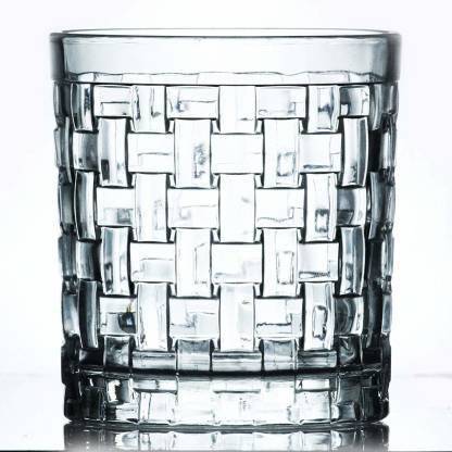 MOHAN LAL SALES (Pack of 6) New Royal Look Party Liquor Glass Set - 250ml (Pack of 6) Glass Set Whisky Glass