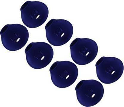 BBS TECH BBS PRO 8 PCS Blue level u soft ear buds,soft silicone eartips,ear buds cover In The Ear Headphone Cushion In The Ear Headphone Cushion (Pack of 8, Blue) In The Ear Headphone Cushion