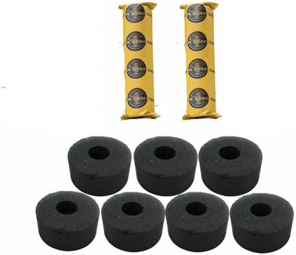 VibeX LXI-244-4 Times More Burning Time Coal for Hookah Pot-2 Charcoal Rolls Hookah Charcoals