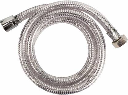 Ocko Stainless Steel Hose Pipe Connector Stainless Steel 1 Meter Chrome Finished Shower Tube Hose Pipe