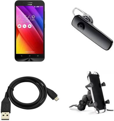 Blue Arjava Screen Protector Accessory Combo for Asus Zenfone 2 2.3Ghz