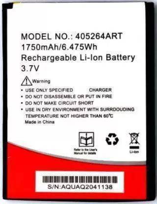 Indclues Mobile Battery For  Intex Aqua Q2