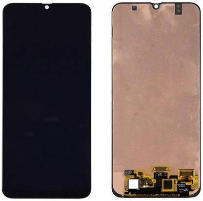 sparewala Super AMOLED Mobile Display for Samsung Galaxy M30-Black(display glass combo folder)