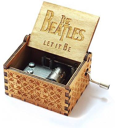 MG traders Pi² The Beatles Let it Be Music Box Mechanism Wooden Music Box