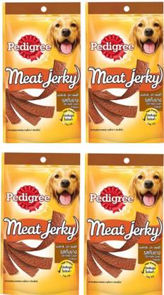 PEDIGREE Pedigree Meat Jerky Stix, Grilled Liver Flavour, Pack of 4 (80 gm *4) Liver Dog Treat