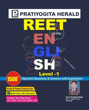 REET English LEVEL-1,1500+ Objective Questions &10 Model Test Paper (With Indepth Explanation) & PYQ's Based