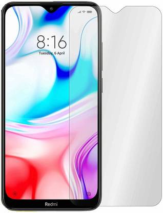 FIT&HIT Tempered Glass Guard for Xiaomi Redmi 8 Matte Tempered Glass Full Screen Coverage Except Edges (Tempared Glass/Screen Protector) (NOT A TEMPARED GLASS)