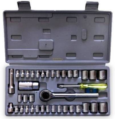 EZZI AIWA 40-Piece Bit Socket Set Multi Purpose Combination Socket Wrench Tool Kit Set Combination Screwdriver Set