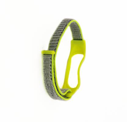 Gyc Silicon Holder with Nylon Strap Bracelet Band Compatible for Xiaomi Mi Band 3 / Mi Band 4 [Not Compatible for mi band 2 and mi band Hrx][Watch not Include] Smart Band Strap