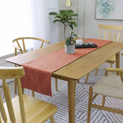 Casanest Orange 152 cm Reversible Table Runner