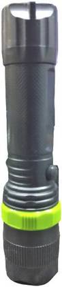 Protos India.Net Zoom Torch Plastic Flashlight Mini Hand Portable Small Plastic Torch Torch