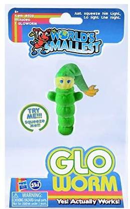 Worlds Smallest Glo Worm,Hasbro licensed to be the World's Smallest Glo Worm