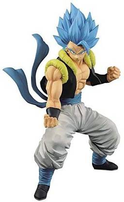 BANPRESTO 81843 Dragon Ball Z Dokkan Battle 5th Anniversary SSGSS Gogeta Figure, Multiple Colors