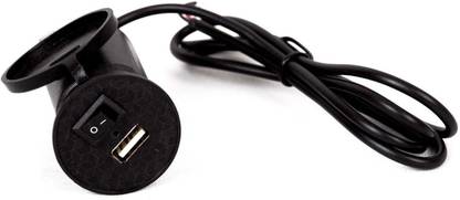 ALLEXTREME USB Charger with ON/Off Switch and LED Indicator Power Outlet Socket 12V-24V output 5V High Speed Charger with Wiring & Installation Kit for Car Motorcycle Mower Tractor RV ATV 21 A Bike Mobile Charger