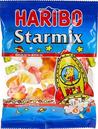 Haribo Halal Funny Mix Starmix, 160 g Fruit and Cola Jelly Candy