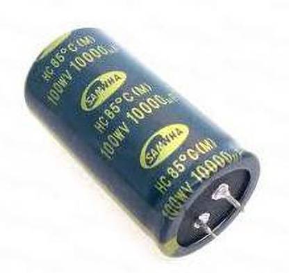 SHELFKEY ALUMINIUM ELECTROLYTIC CAPACITOR 10000uF 100V( 1nos) Electrolytic Capacitor