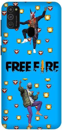 UMPRINT Back Cover for Samsung Galaxy M21 Free Fire Game Printed Back Cover