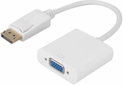 dhruvga VGA Cable 0.05 m DisplayPort DP Male to VGA Female Converter Adapter for PC Laptop (DHV-ADP-0025)
