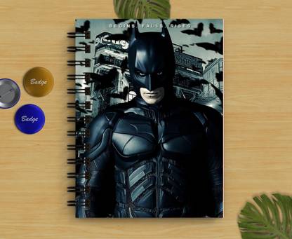 DI-KRAFT Super Hero Print Handicraft Diary A5 Diary Unruled 160 Pages