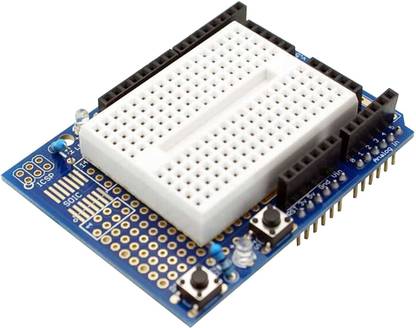 IDUINO UNO Proto Shield Prototype Expansion Board with 170 Mini Breadboard Based for ARDUINO UNO ProtoShield Electronic Components Electronic Hobby Kit