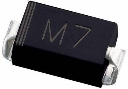 R&D M7 1000V 1A Rectifier Diode SMD DO-214AC (Pack of 10) Electronic Components Electronic Hobby Kit